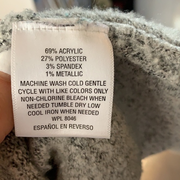 Oversized gray star sweater - Picture 3 of 4